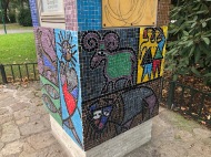 Mosaik Wetterhäuschen Rathauspark